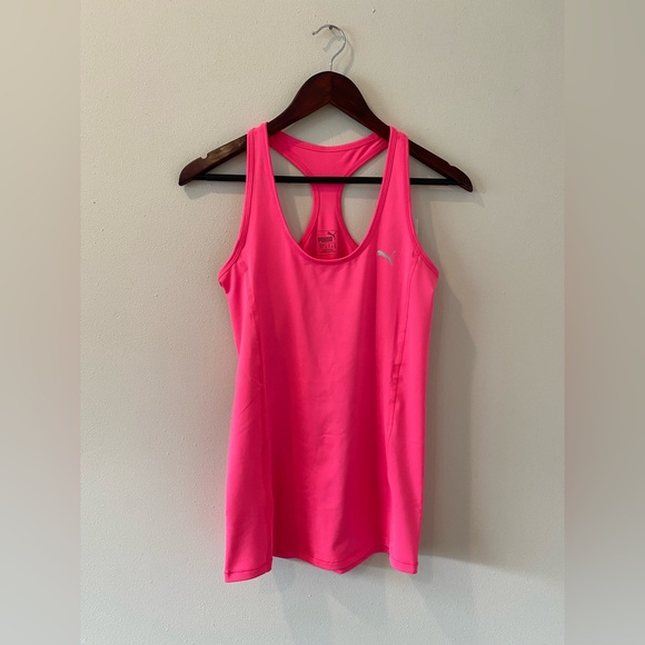 Puma Tops - Puma Women's Essential Layer Tank Top Athletic Knockout Pink Sports Medium NWT